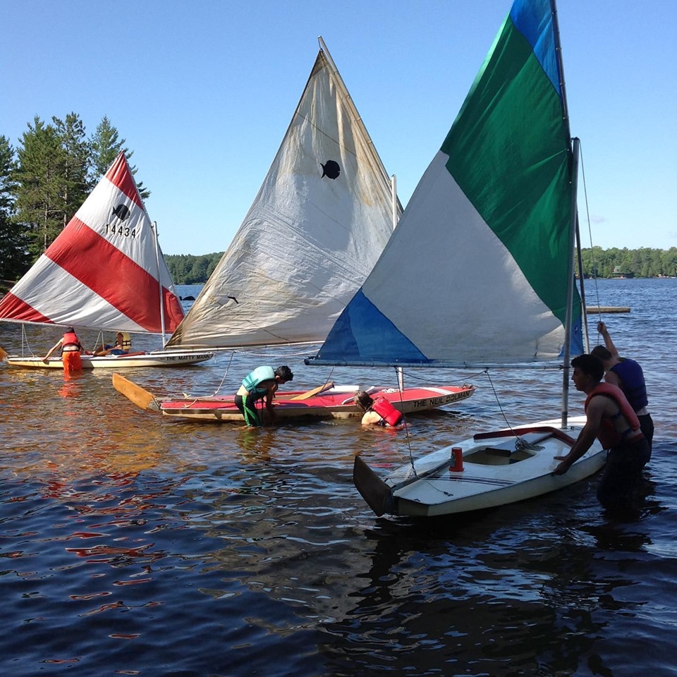 Camp Chikopi sailing regatta